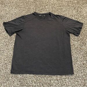 REI Co-Op Shirt Men’s L Dark Gray Tagless Short Sleeve Shirt Outdoor Hiking Walk